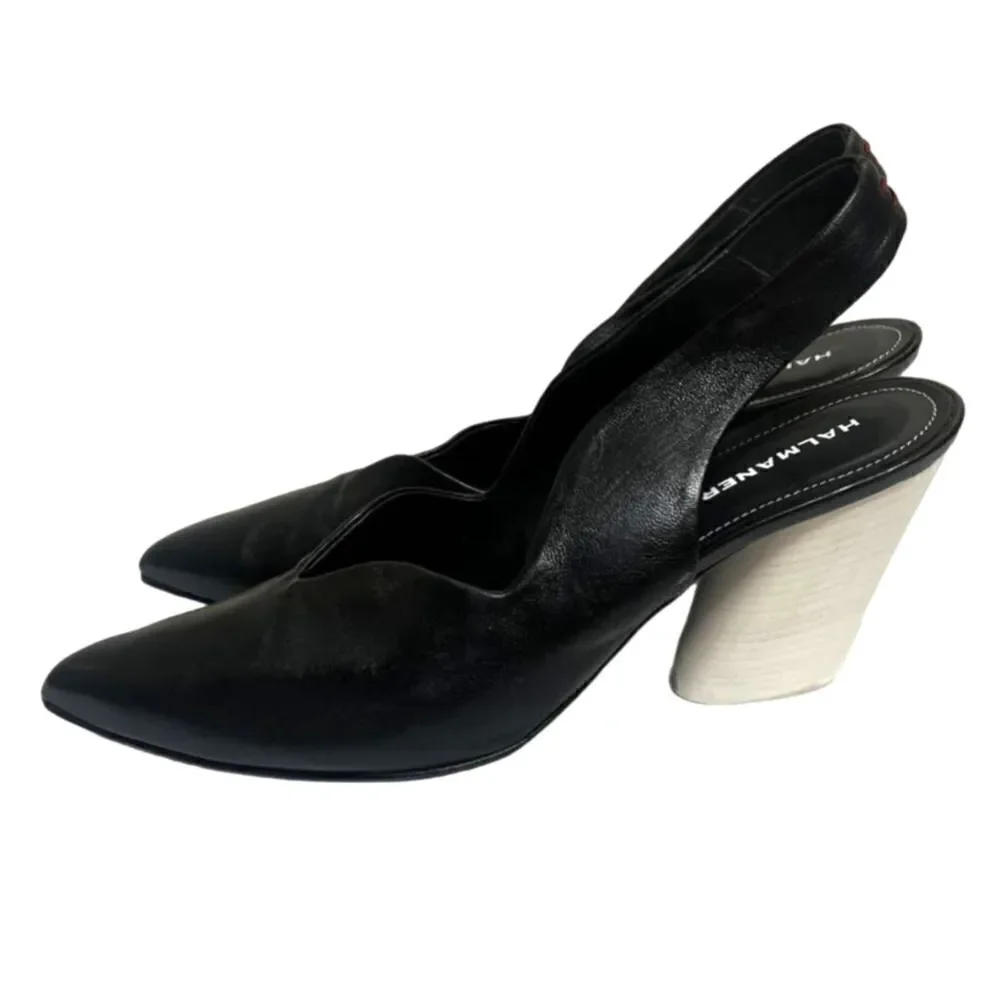 Halmanera Colorblock Slingback Heels Sz. 41 (US 10.5)